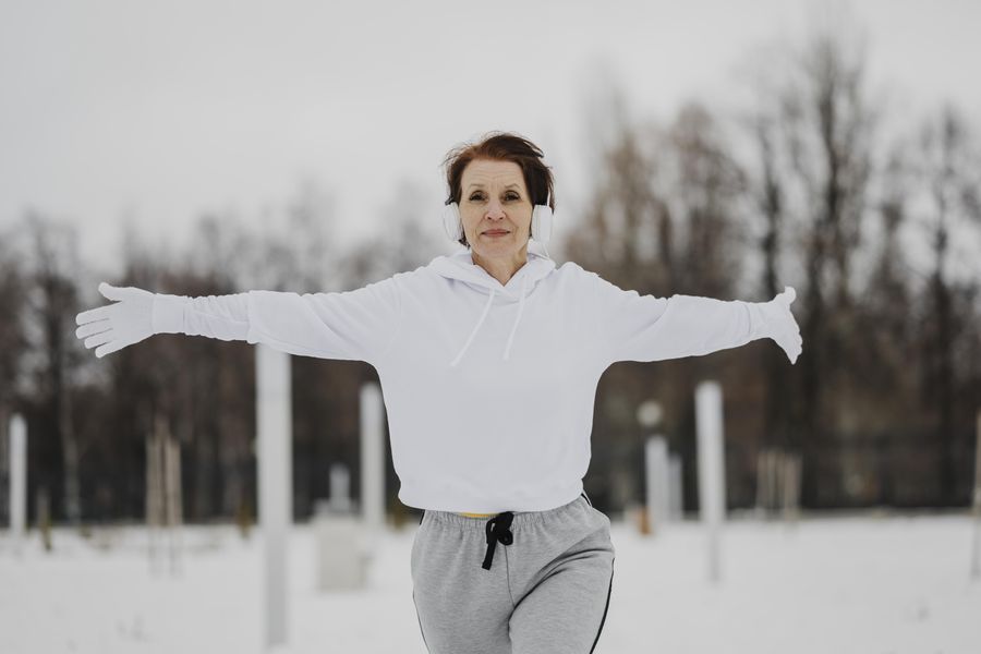 Zimowy trening na odchudzanie